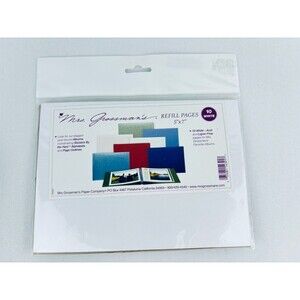 Vintage Mrs. Grossman's 5x7 Scrapbook Refill Pages White 10 Piece - NOS‎ Sealed